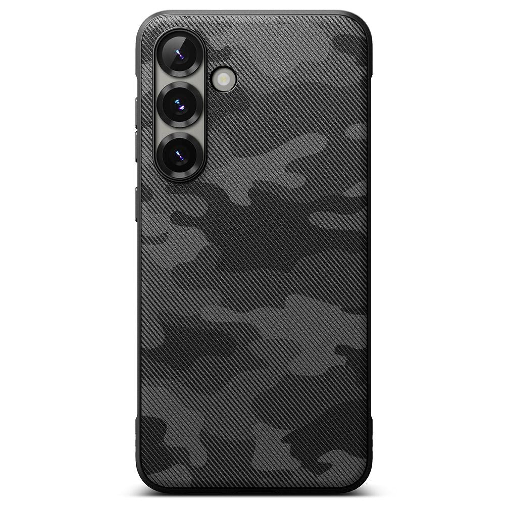 Samsung Galaxy S25 - Ringke Onyx Plast Deksel - Svart Camouflage