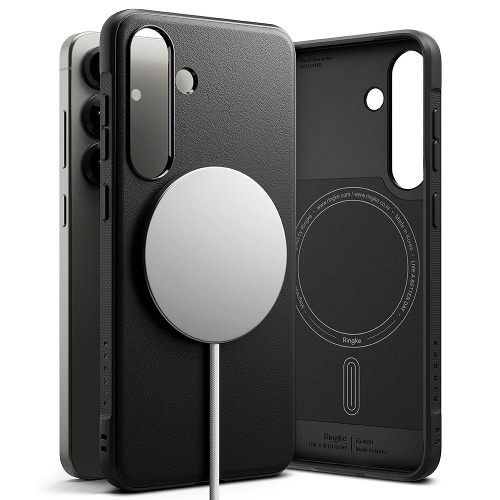 Samsung Galaxy S25 - Ringke Onyx Plast Deksel - MagSafe Kompatibel - Svart