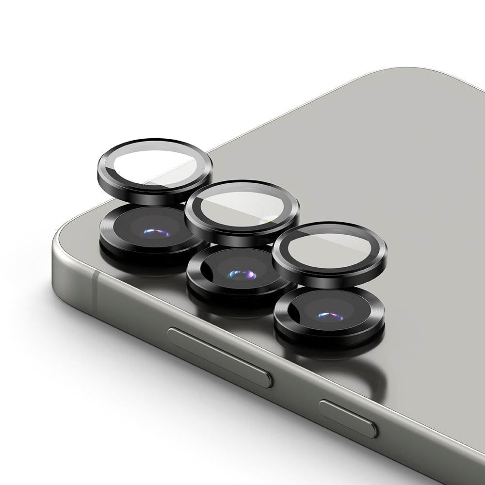 Samsung Galaxy S25 - Ringke Kameralinsebeskyttelsesglass - 2 stk - Svart