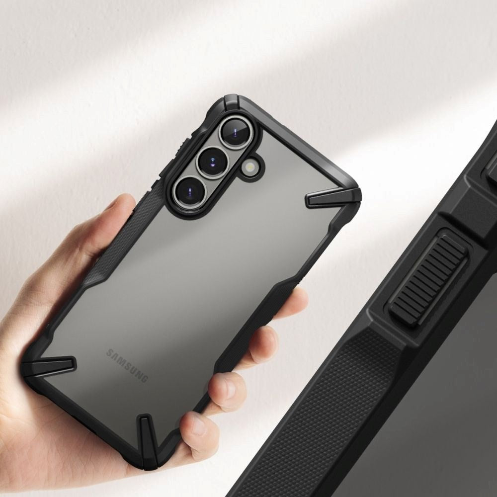 Samsung Galaxy S25+ (Plus) Ringke Fusion X Deksel - Gjennomsiktig / Svart