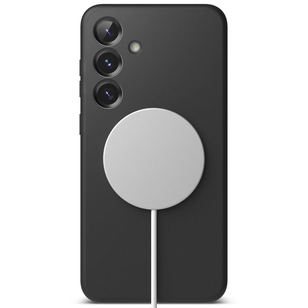 Ringke Samsung Galaxy S25+ (Plus) Silikon Magnetisk MagSafe Deksel - Svart