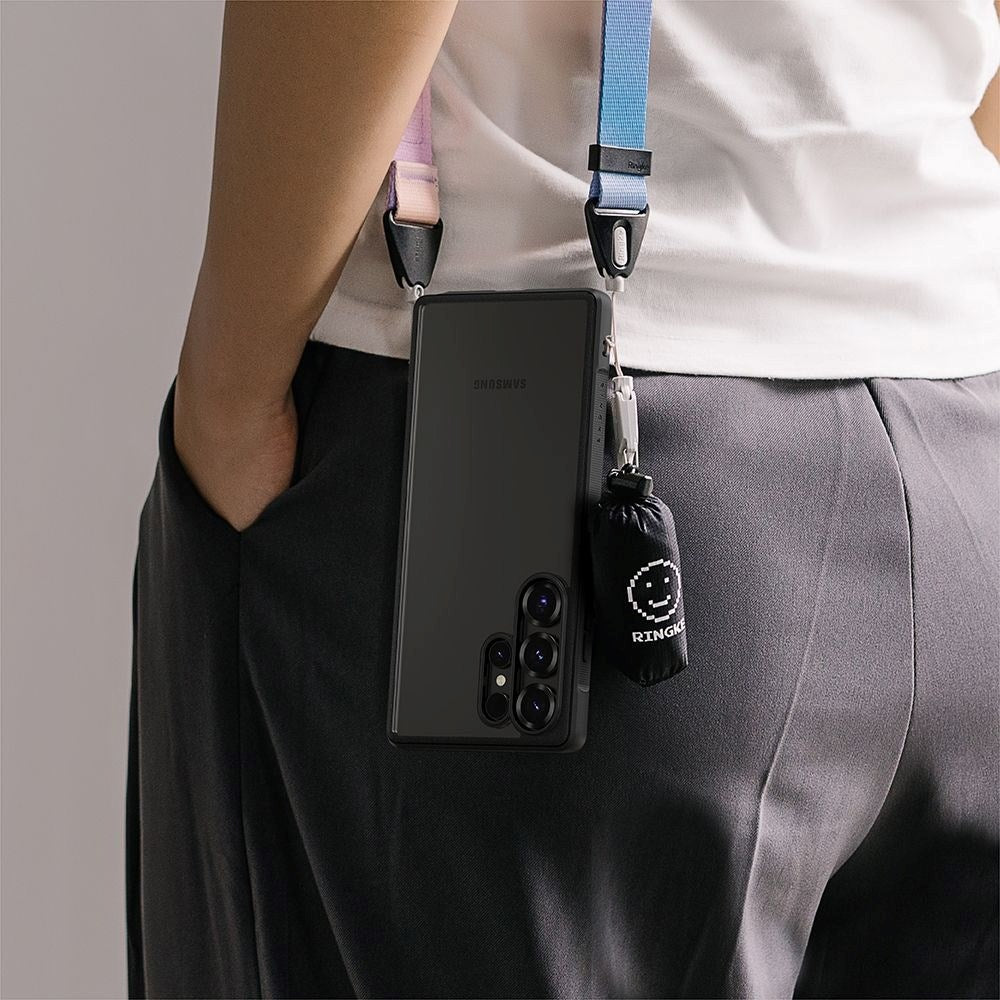 Samsung Galaxy S25 Ultra Ringke Fusion Bold Deksel - Gjennomsiktig / Svart