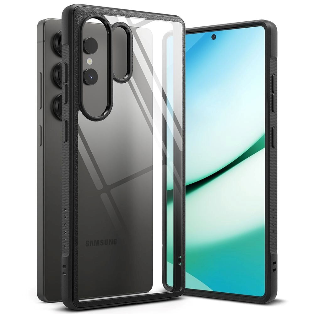 Samsung Galaxy S25 Ultra Ringke Fusion Bold Deksel - Gjennomsiktig / Svart