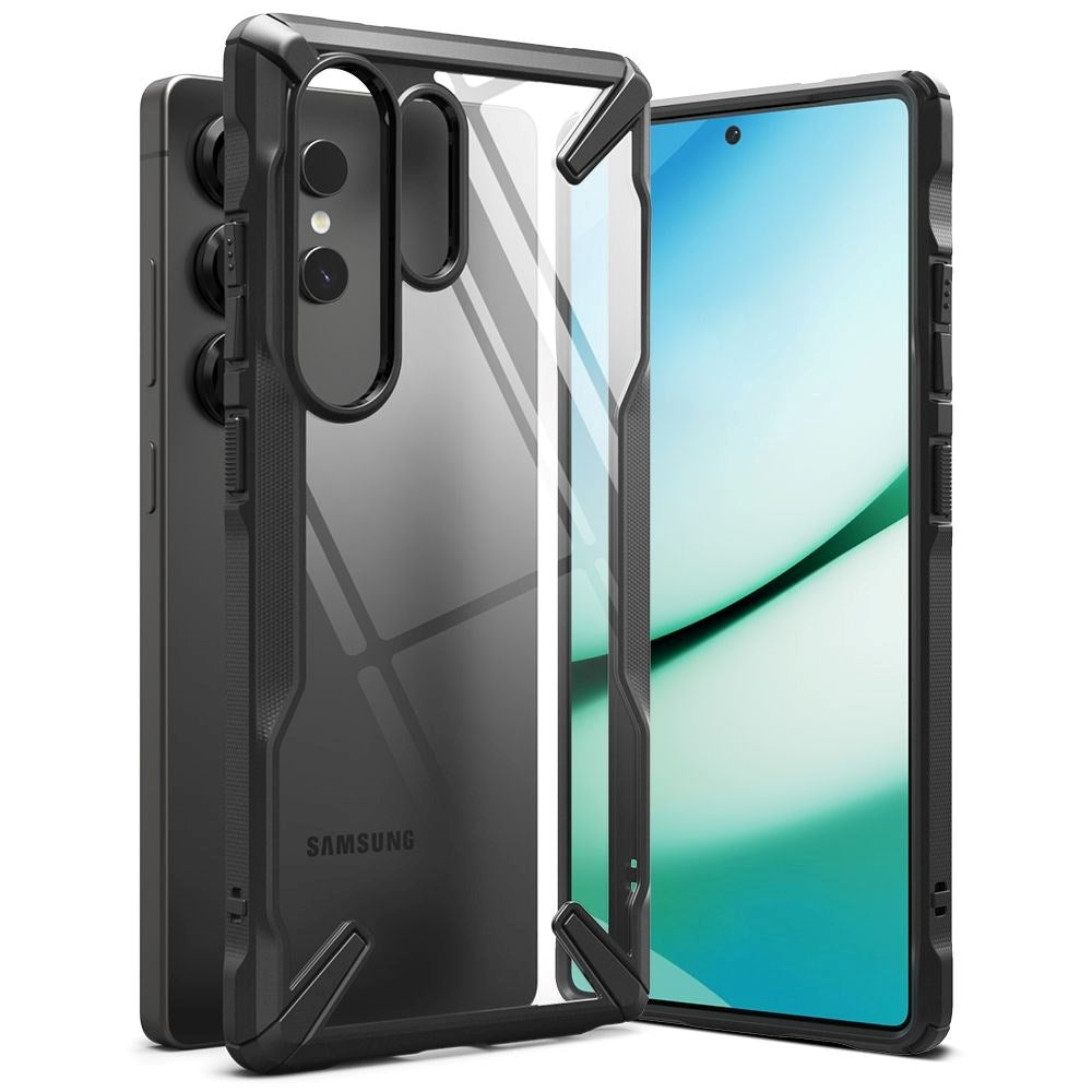 Samsung Galaxy S25 Ultra Ringke Fusion X Deksel - Gjennomsiktig / Svart