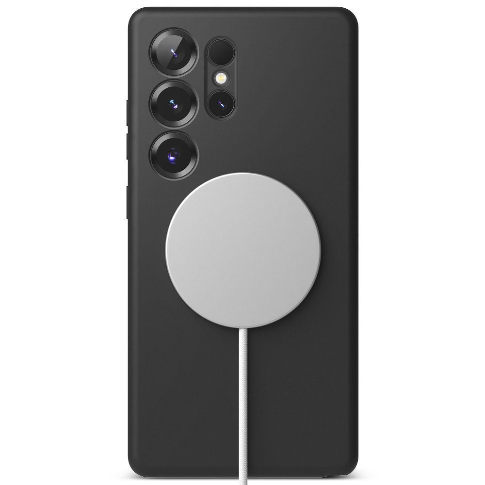 Ringke Samsung Galaxy S25 Ultra Silikon Magnetisk MagSafe Deksel - Svart