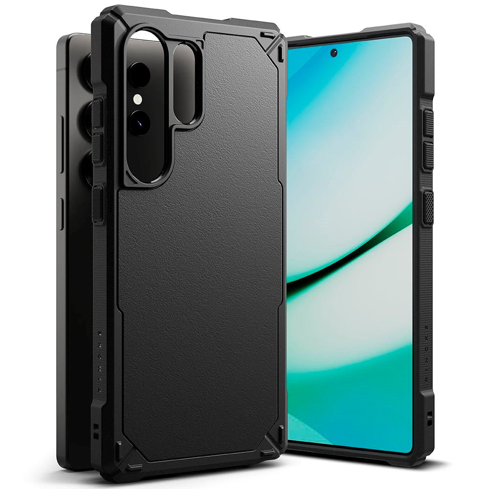 Samsung Galaxy S25 Ultra - Ringke Rugged Gear Plast Deksel - Svart