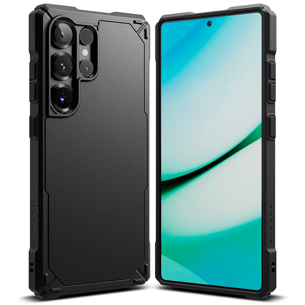 Samsung Galaxy S25 Ultra - Ringke Rugged Gear Plast Deksel - Svart