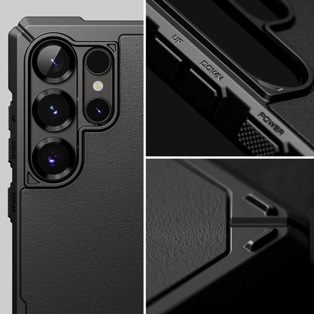 Samsung Galaxy S25 Ultra - Ringke Rugged Gear Plast Deksel - MagSafe Kompatibel - Svart