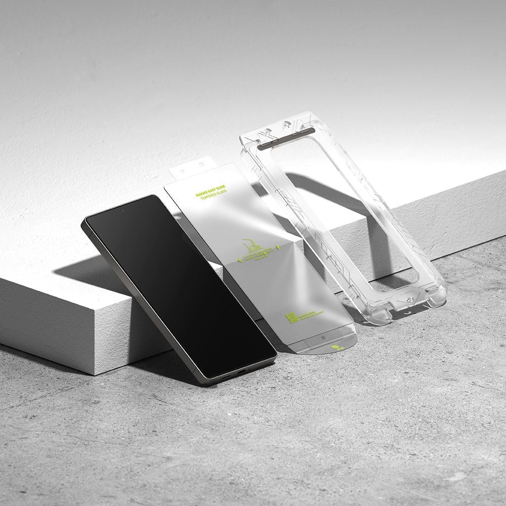 Ringke Samsung Galaxy S25 Ultra Easy Slide Herdet Glass Skjermbeskytter – Gjennomsiktig