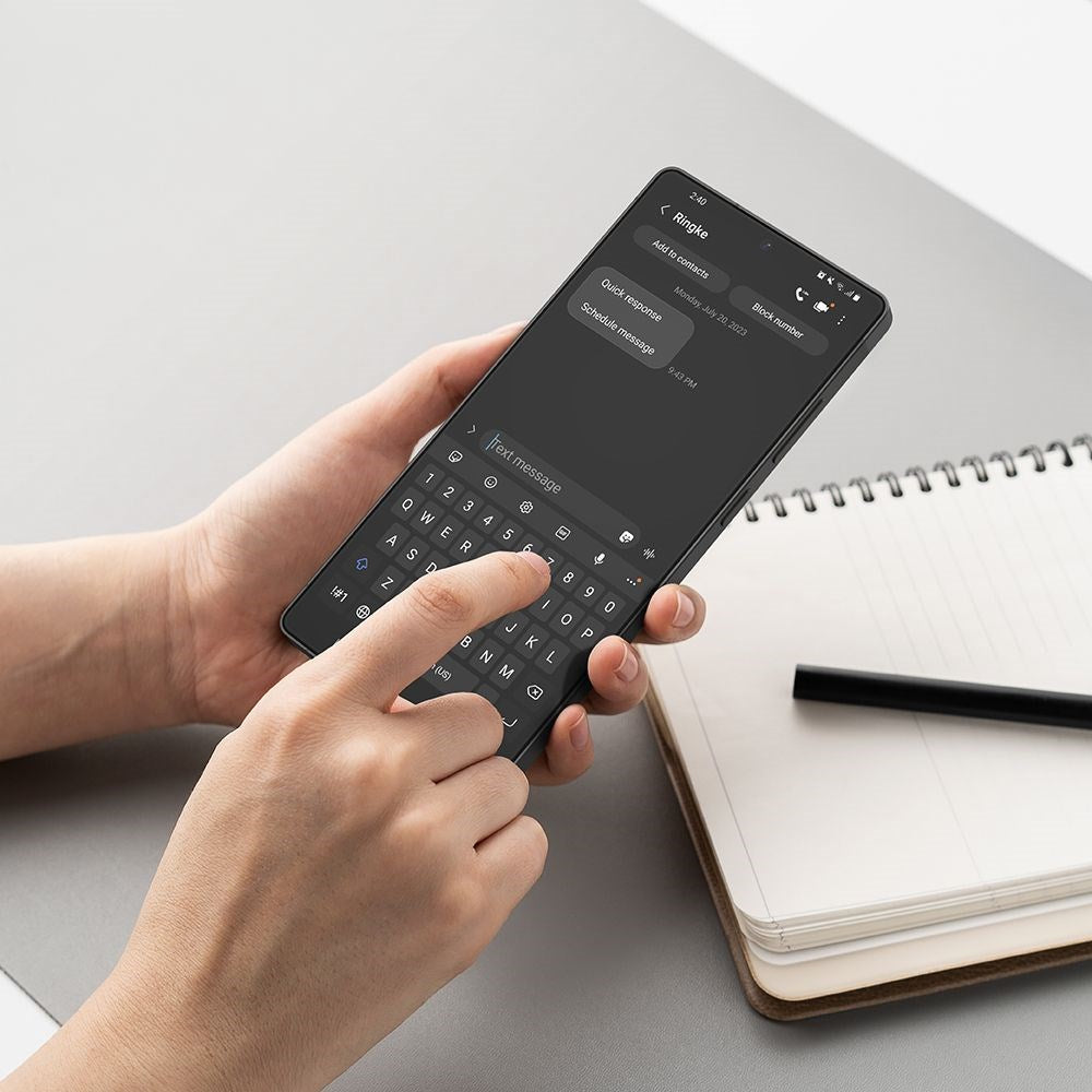 Ringke Samsung Galaxy S25 Ultra Easy Slide Herdet Glass Skjermbeskytter – Gjennomsiktig