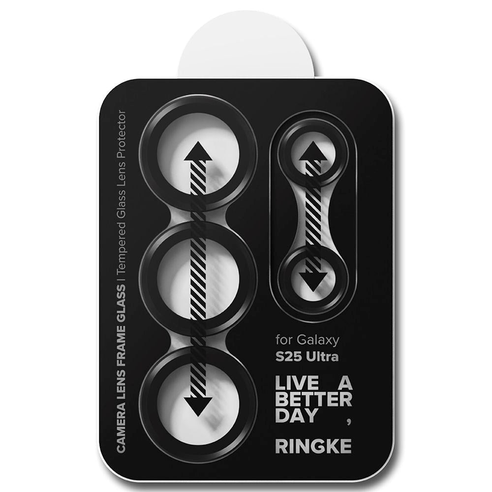 Samsung Galaxy S25 Ultra - Ringke Kameralinsebeskyttelsesglass - 2 stk - Svart