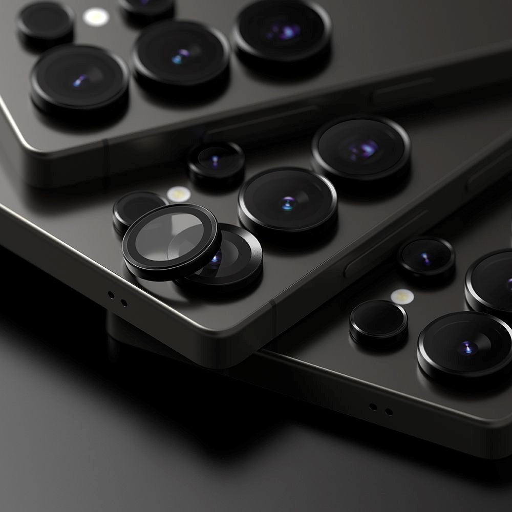 Samsung Galaxy S25 Ultra - Ringke Kameralinsebeskyttelsesglass - 2 stk - Svart