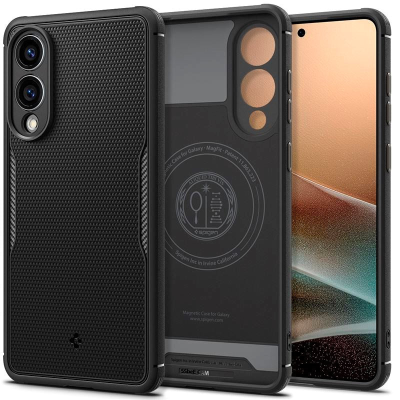 Samsung Galaxy S25 Edge Spigen Core Armor Deksel - MagSafe Kompatibel - Matt Svart