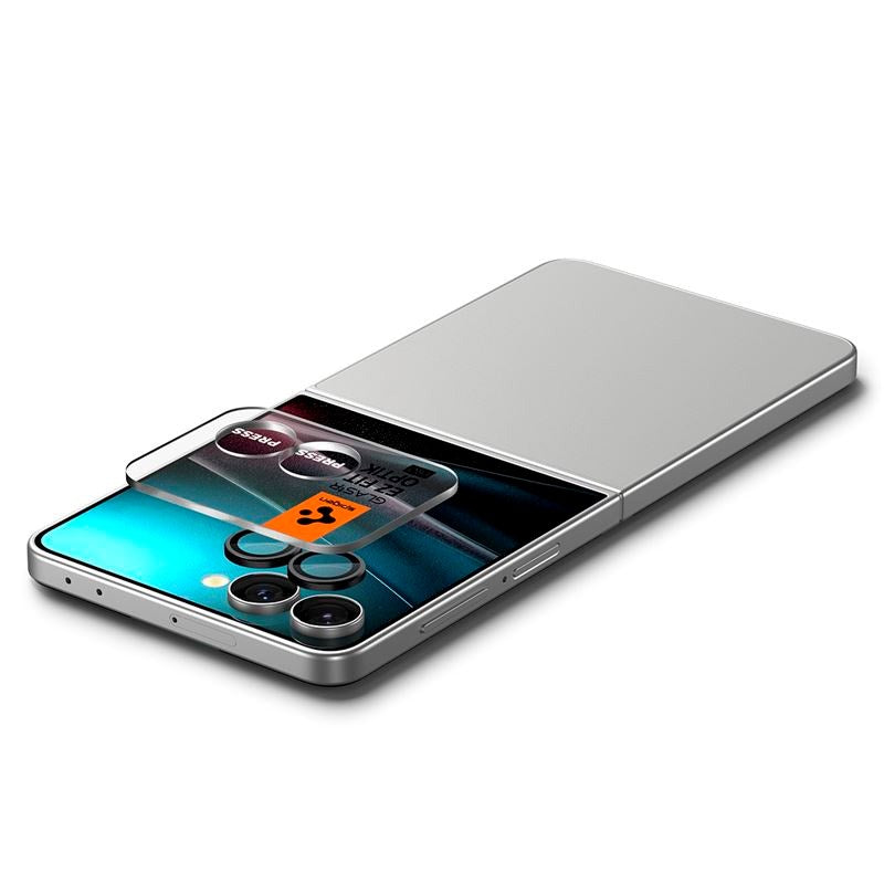 Samsung Galaxy Z Flip7 Spigen Glass tR EZ Fit Optik Pro HD - 2 stk - Svart