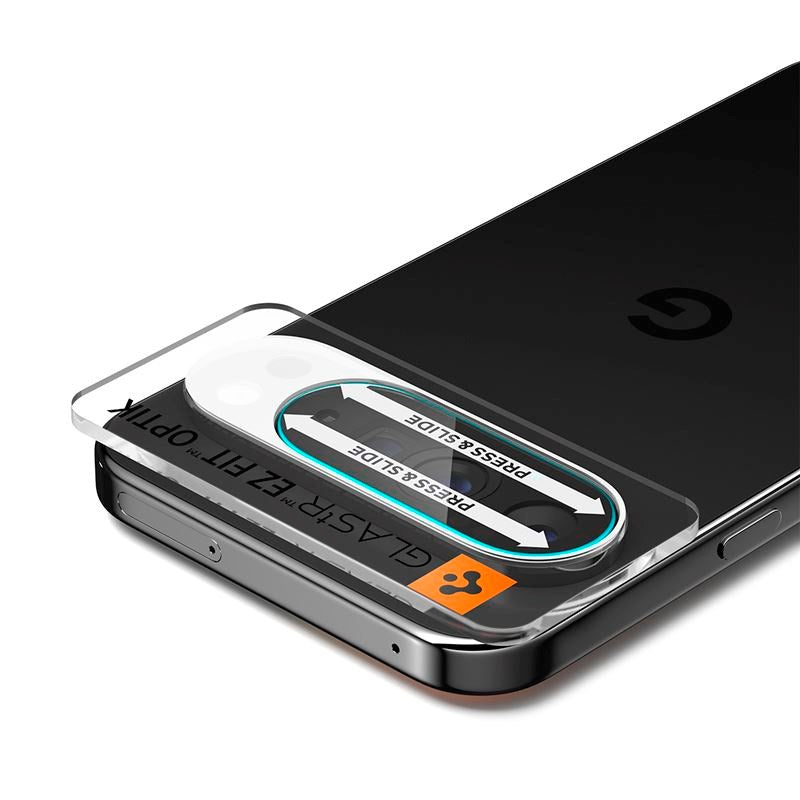 Google Pixel 10 Pro Spigen Glass tR EZ Fit Optik Kameralinsebeskyttelsesglass - 2 stk - Gjennomsiktig