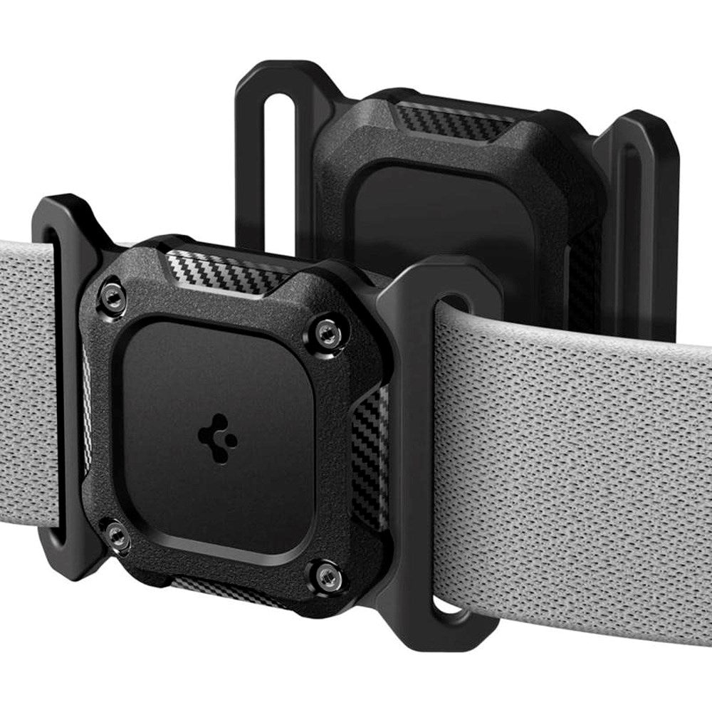 Spigen Tough Armor AirTag 1. & 2. Gen. Deksel for Kjæledyr - Svart