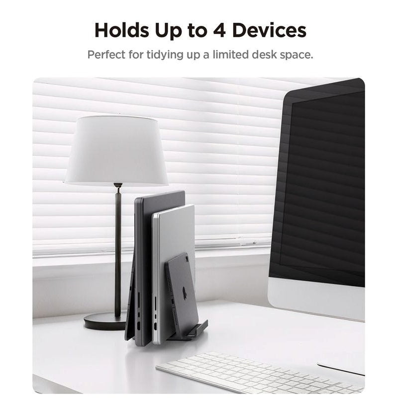 Spigen Vertikalt MacBook / Datamaskinstativ - Grå