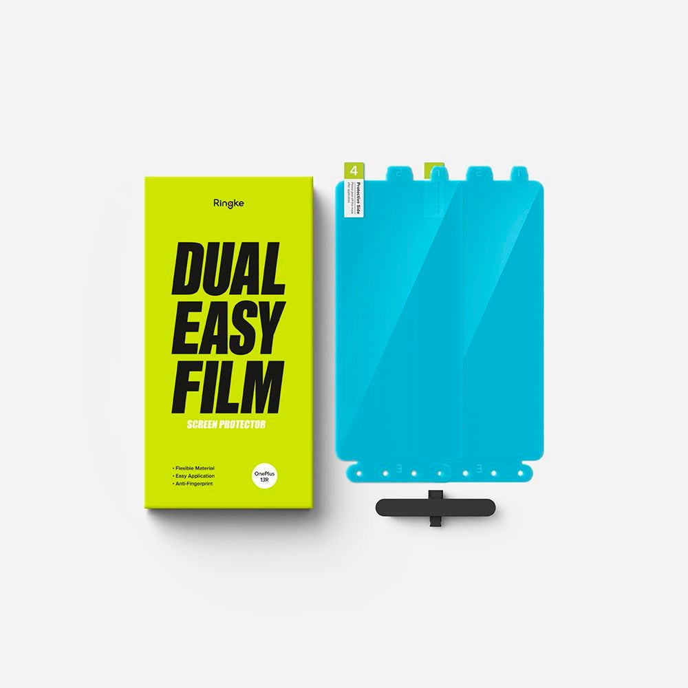 OnePlus 13R Ringke Dual Easy Skjermbeskyttelsesfilm - 2 stk - Gjennomsiktig