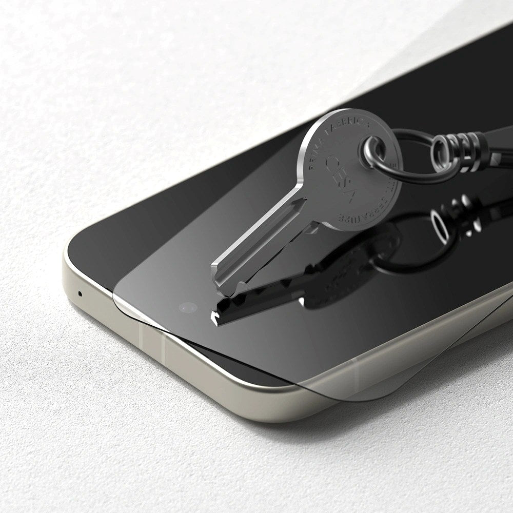 Ringke Google Pixel 9a Easy Slide Herdet Glass Skjermbeskytter – 2 Stk. – Gjennomsiktig