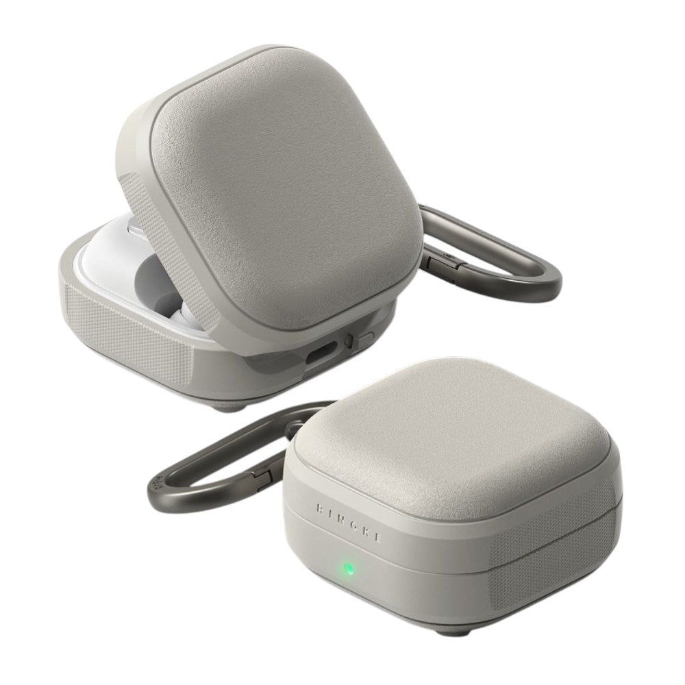 Samsung Galaxy Buds 4 / 4 Pro Ringke Onyx Magnetisk Plast Deksel - Grå