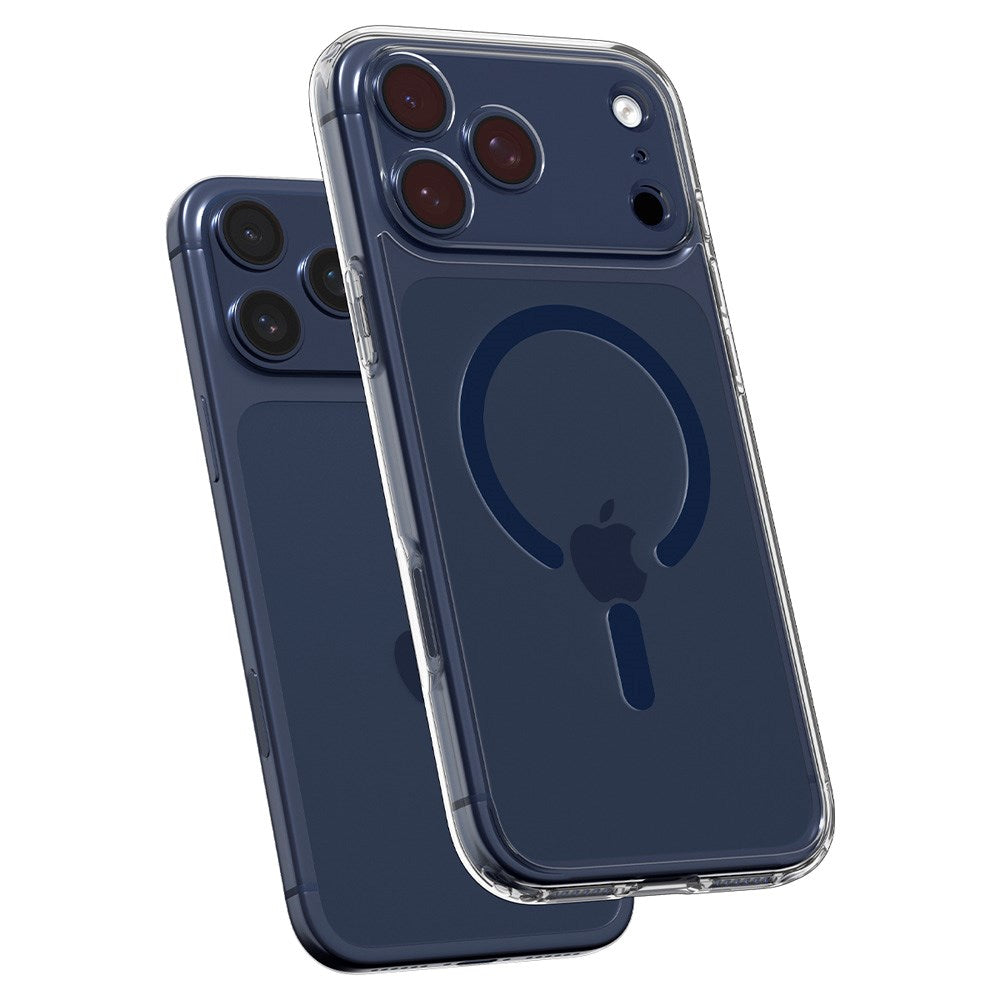 iPhone 17 Pro Max Spigen Ultra Hybrid Deksel - MagSafe Kompatibel - Gjennomsiktig / Blå