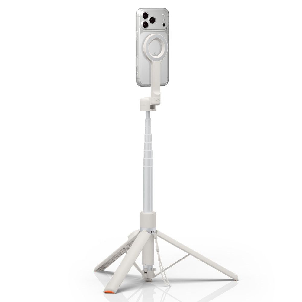 S582W Bluetooth Selfiestang Tripod Spigen - MagSafe Kompatibel - Beige