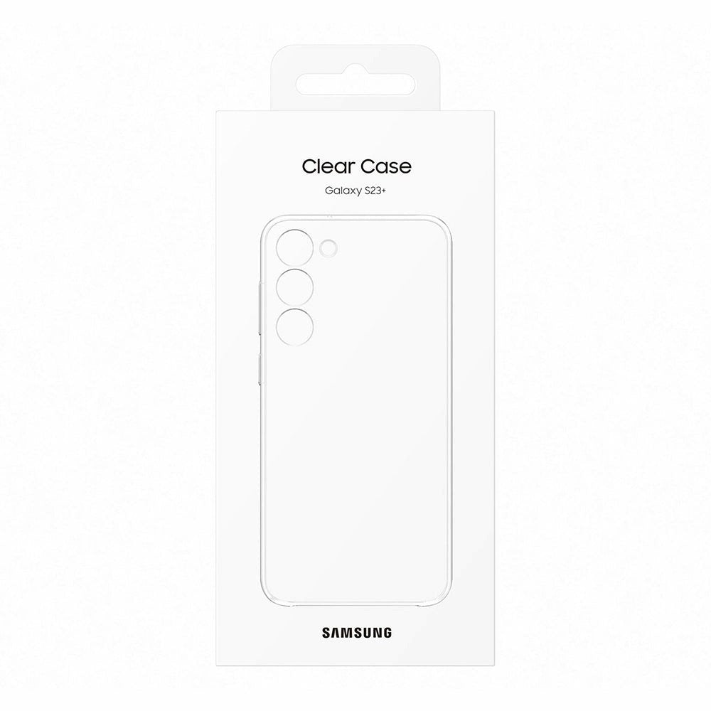 Original Samsung Galaxy S23+ (Plus) Clear Deksel EF-QS916CTEGWW - Gjennomsiktig