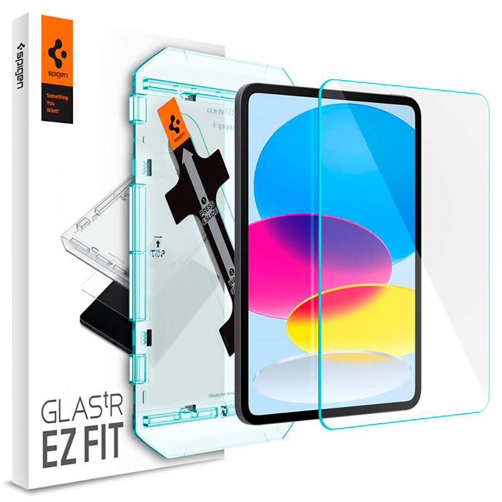 iPad 11" (2025) / iPad 10.9" (2024/2022) Spigen EZ Fit Glas.tR Skjermbeskytter - Case Friendly - Gjennomsiktig