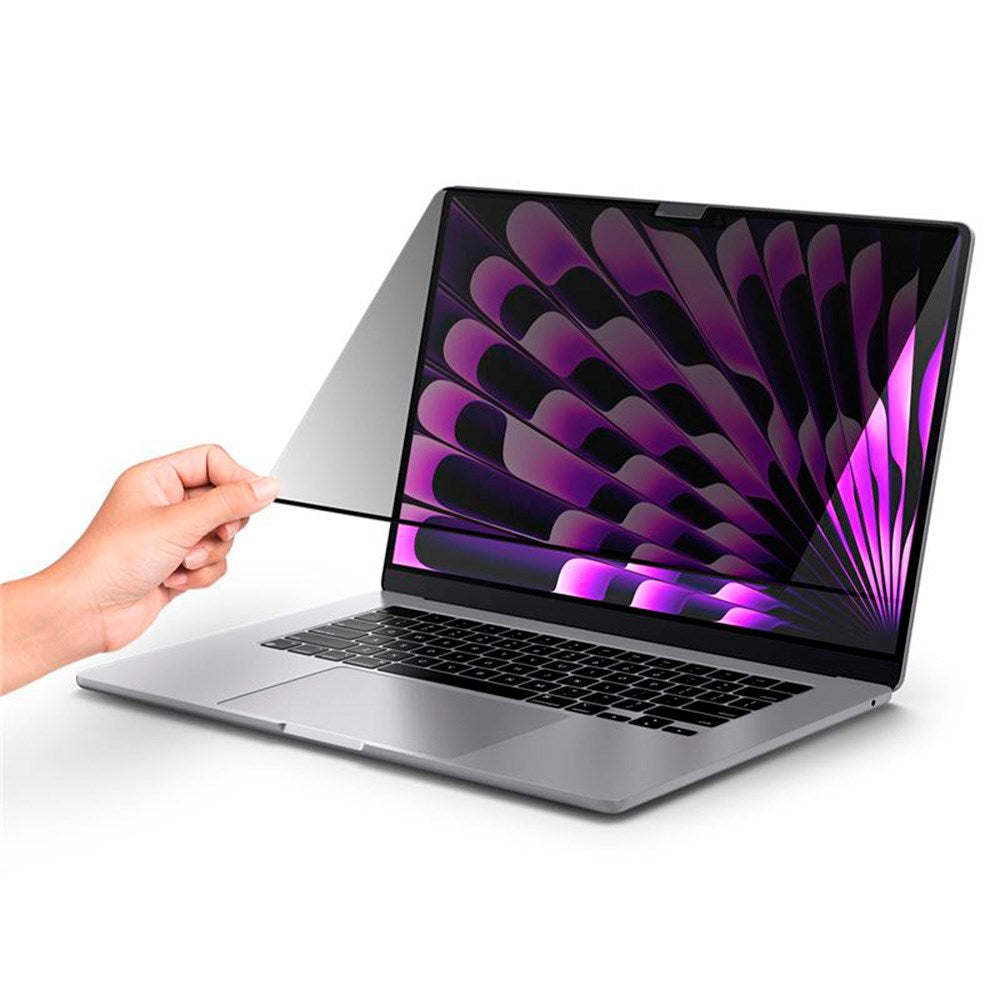MacBook Air 15" M2/M3/M4 (2023-2025) Spigen SafeView Privacy Beskyttelsesfilm - Gjennomsiktig