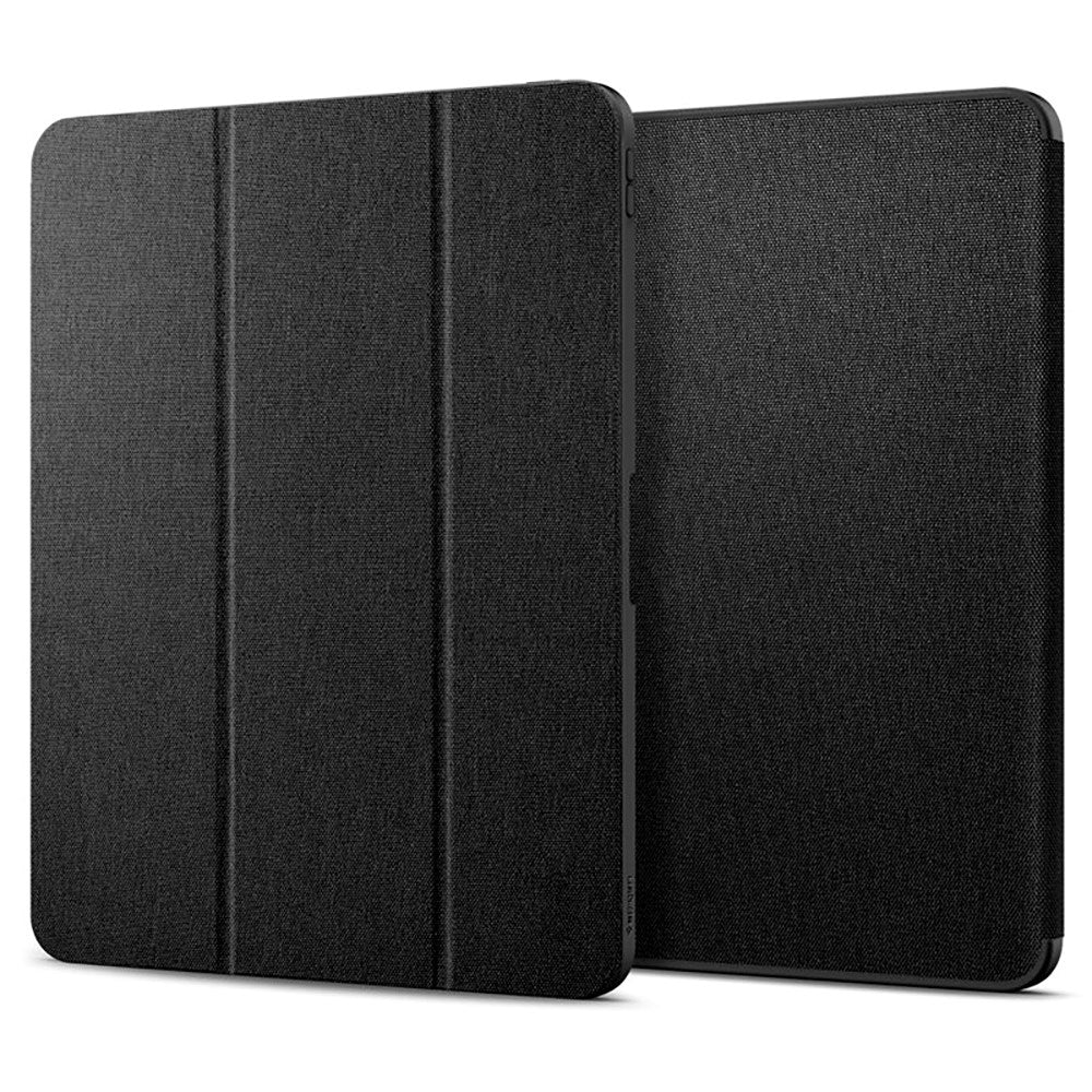 iPad Pro 13" (2025 / 2024) Spigen Urban Fit Stoff Deksel med Pekepenn Holder - Svart