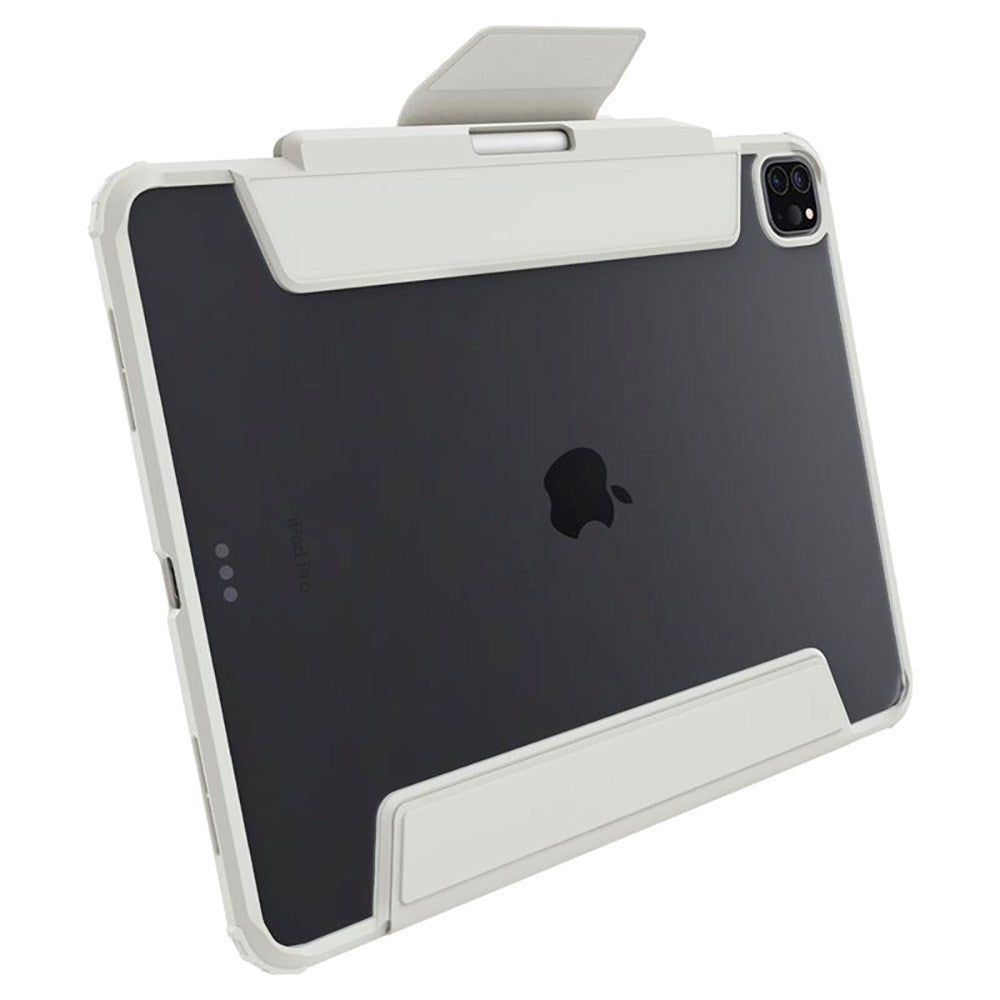 iPad Pro 13" (2025 / 2024) Spigen Air Skin Pro Skinn Flip Deksel - Grå
