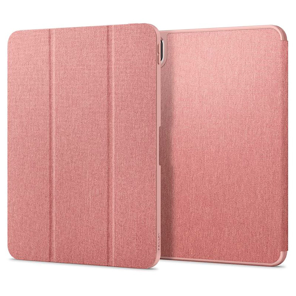 iPad Pro 11" (2025 / 2024) Spigen Urban Fit Stoff Deksel med Pekepenn Holder - Rose Gold