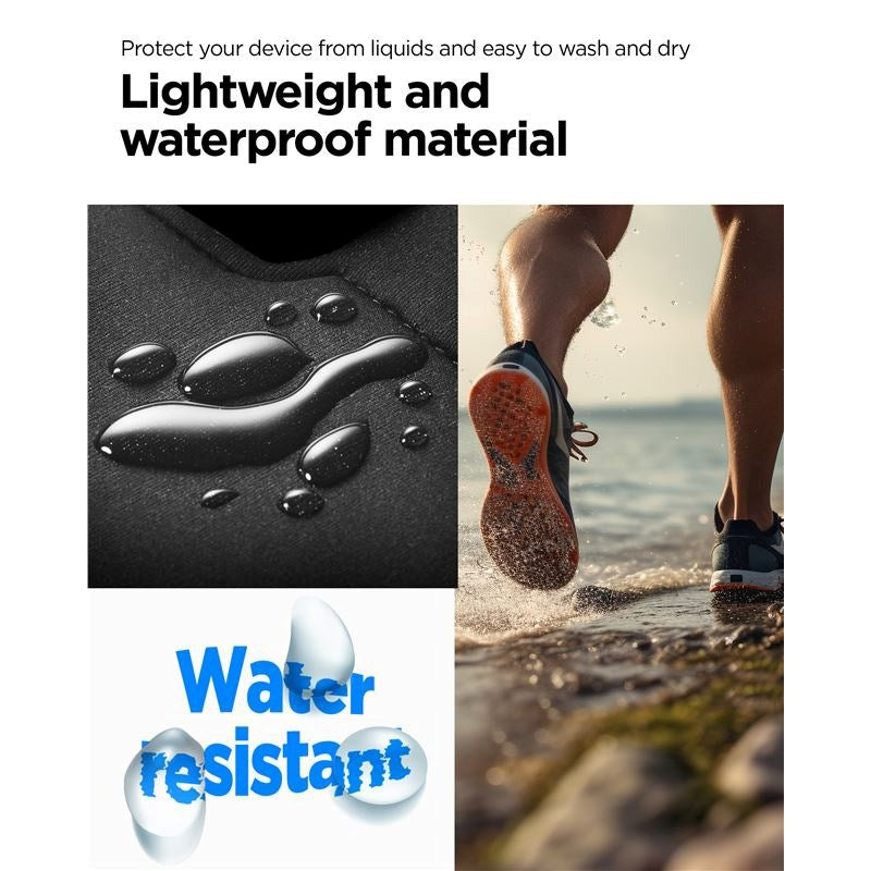 Spigen Universelt Dynamic Shield Løpearmbånd (Maks. Mobil: 6.9") - Svart