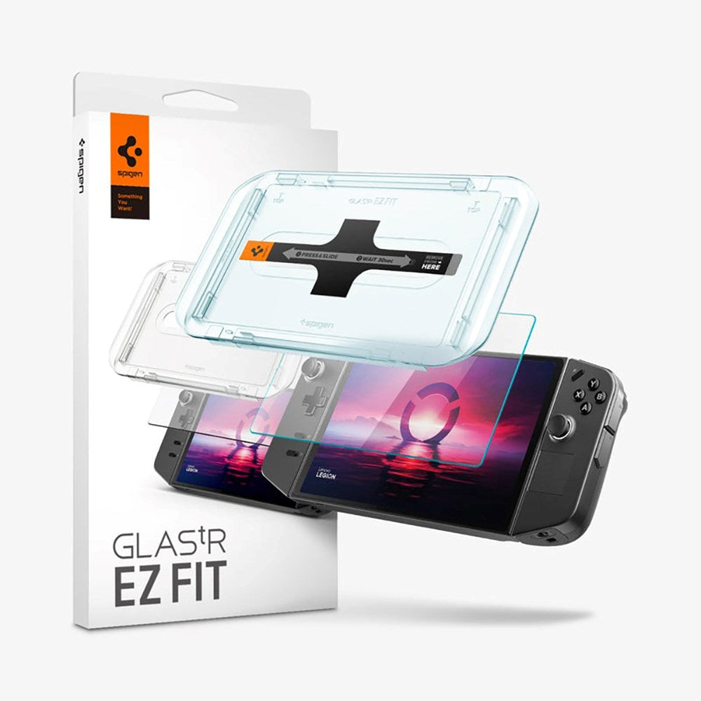 Lenovo Legion GO Spigen EZ Fit Glas.tR Skjermbeskytter - Case Friendly - Gjennomsiktig