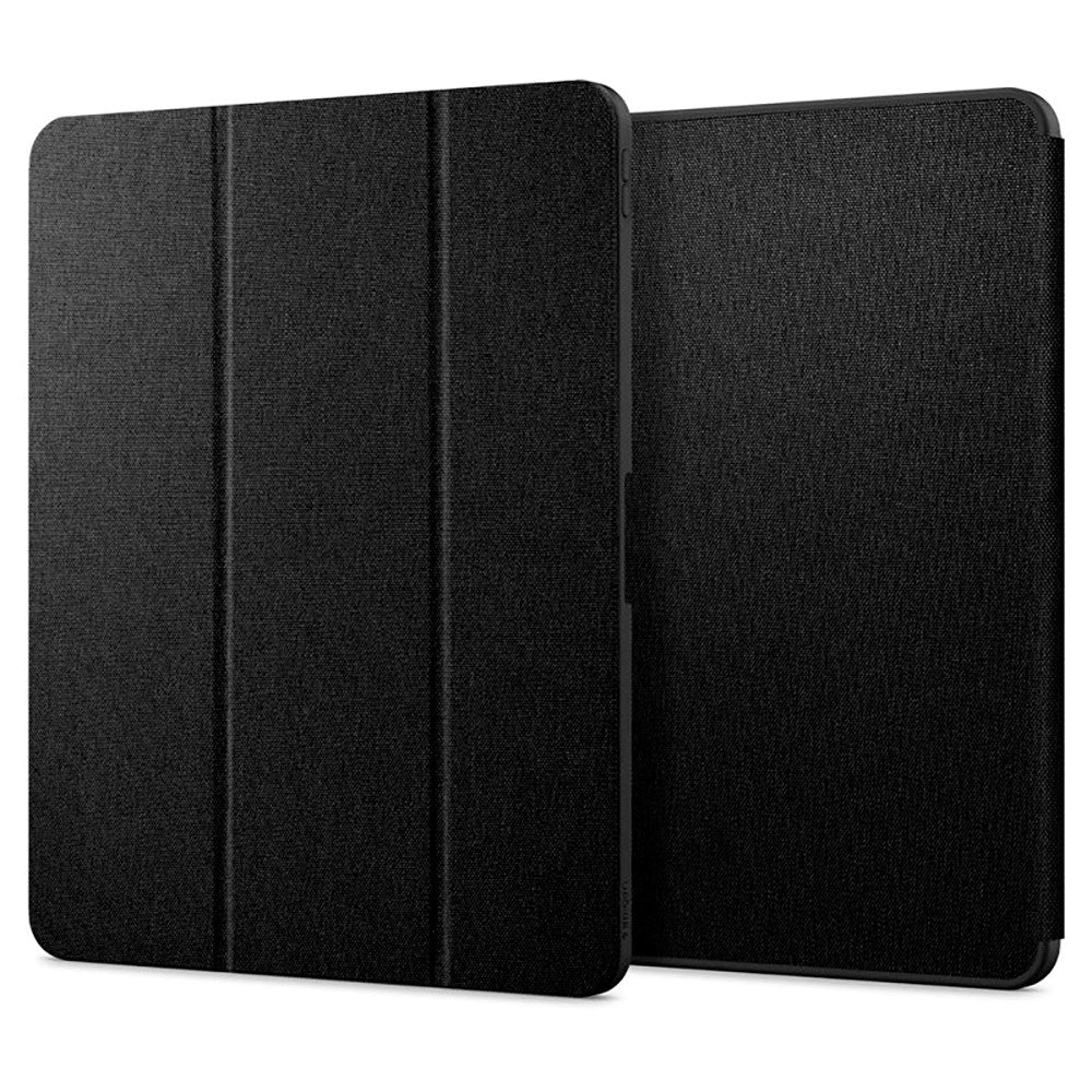 iPad Air 13" (2025 / 2024) Spigen Urban Fit Stoff Deksel med Pekepenn Holder - Svart