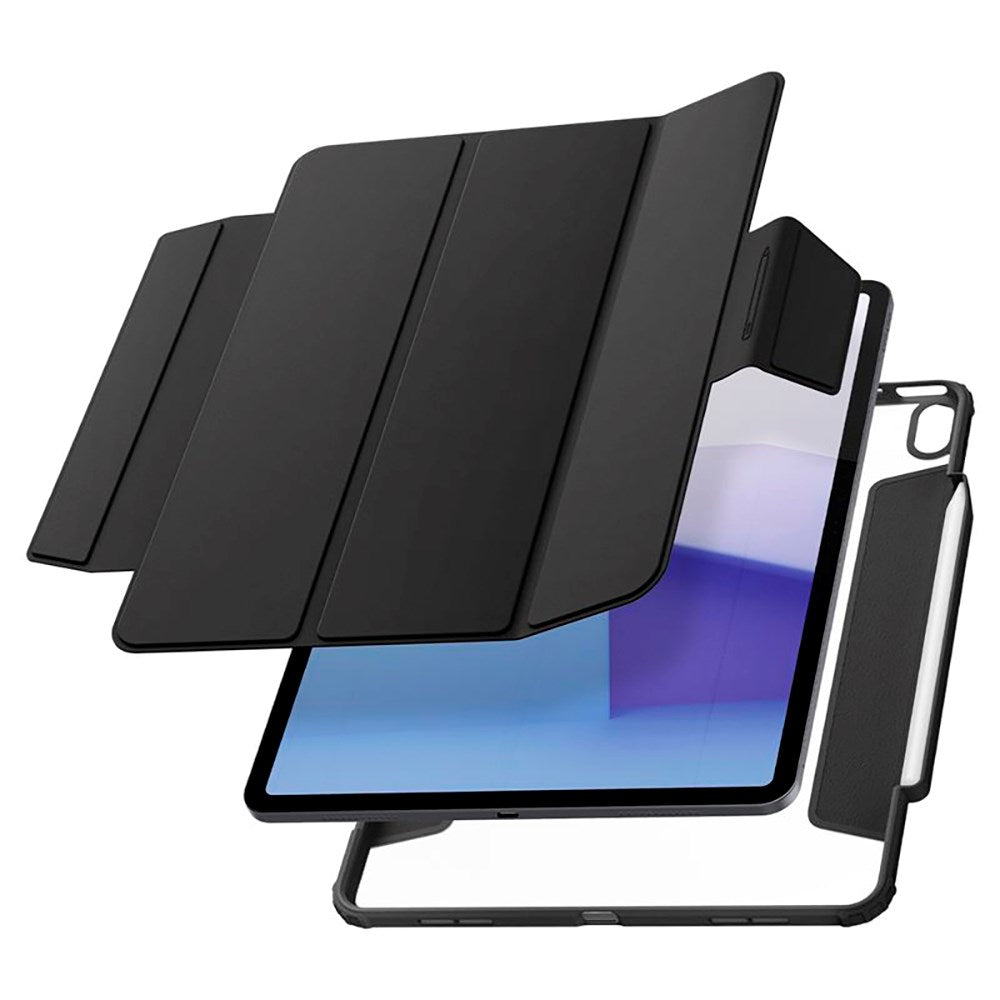 iPad Air 13" (2025 / 2024) Spigen Air Skin Pro Skinn Flip Deksel - Svart