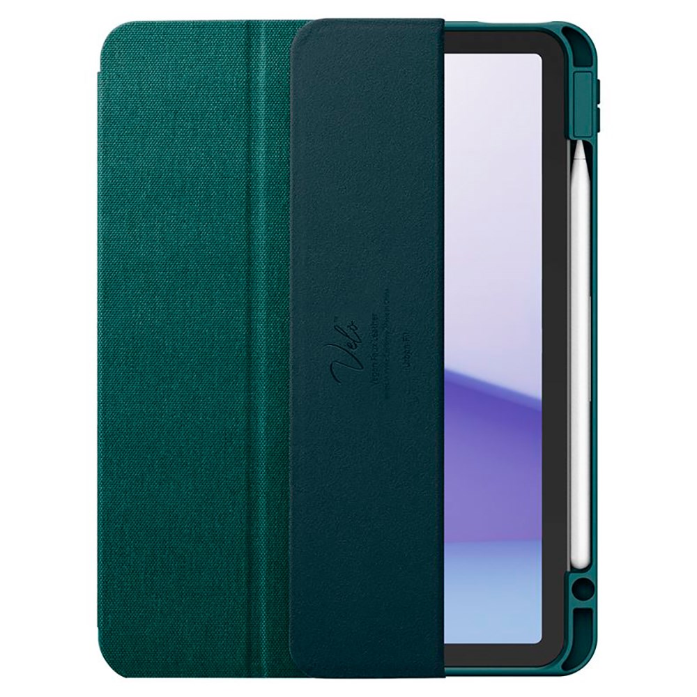 iPad Air 11" (2025 / 2024) Spigen Urban Fit Stoff Deksel m. Penneholder - Grønn