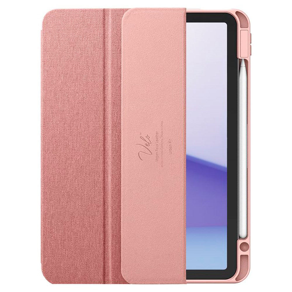iPad Air 11" (2025 / 2024) Spigen Urban Fit Stoff Deksel m. Penneholder - Rose Gold