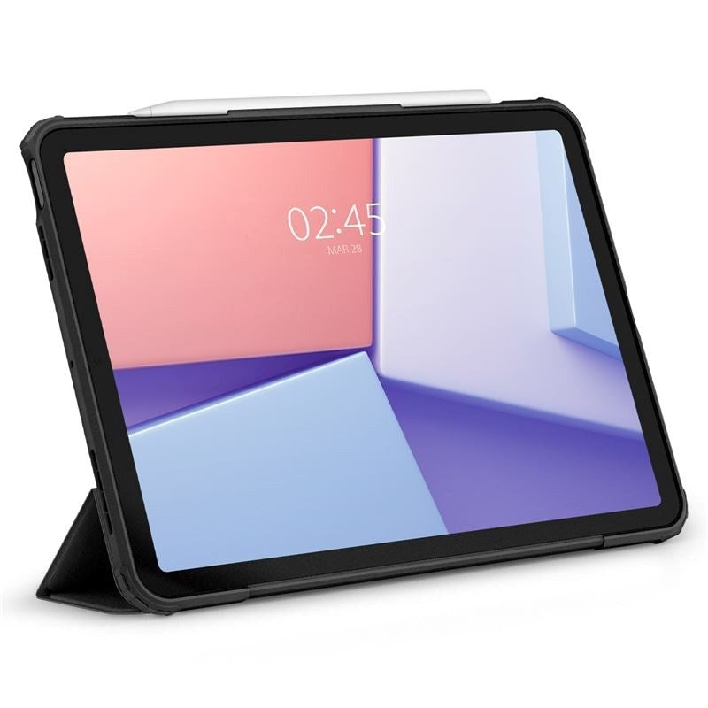 iPad Air 11" (2025 / 2024) Spigen Air Skin Pro Skinn Flip Deksel - Sort