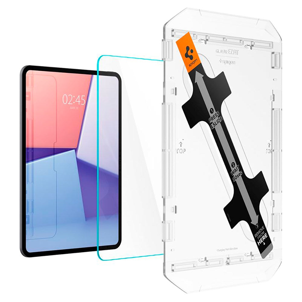 iPad Pro 11" (2025 / 2024) Spigen EZ Fit Glas.tR Skjermbeskytter - Case Friendly - Gjennomsiktig