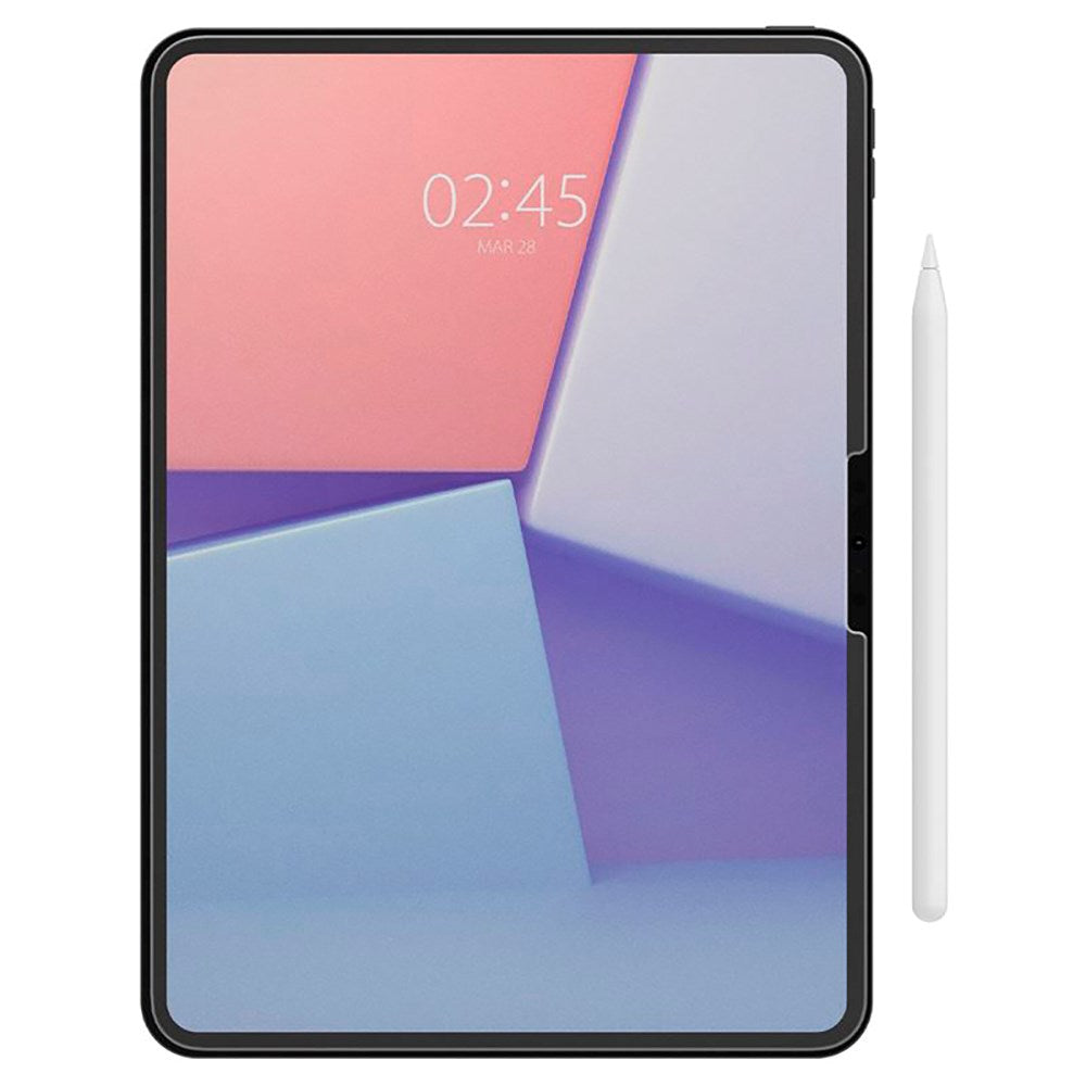 iPad Pro 11" (2025 / 2024) Spigen Paper Touch EZ Fit Glas.tR Skjermbeskytter - Case Friendly - Gjennomsiktig