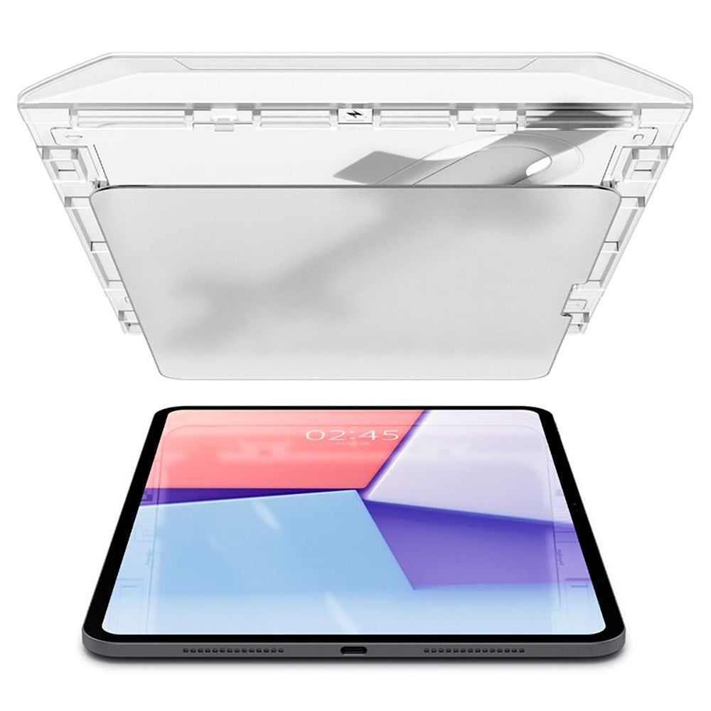 iPad Pro 11" (2025 / 2024) Spigen Paper Touch EZ Fit Glas.tR Skjermbeskytter - Case Friendly - Gjennomsiktig