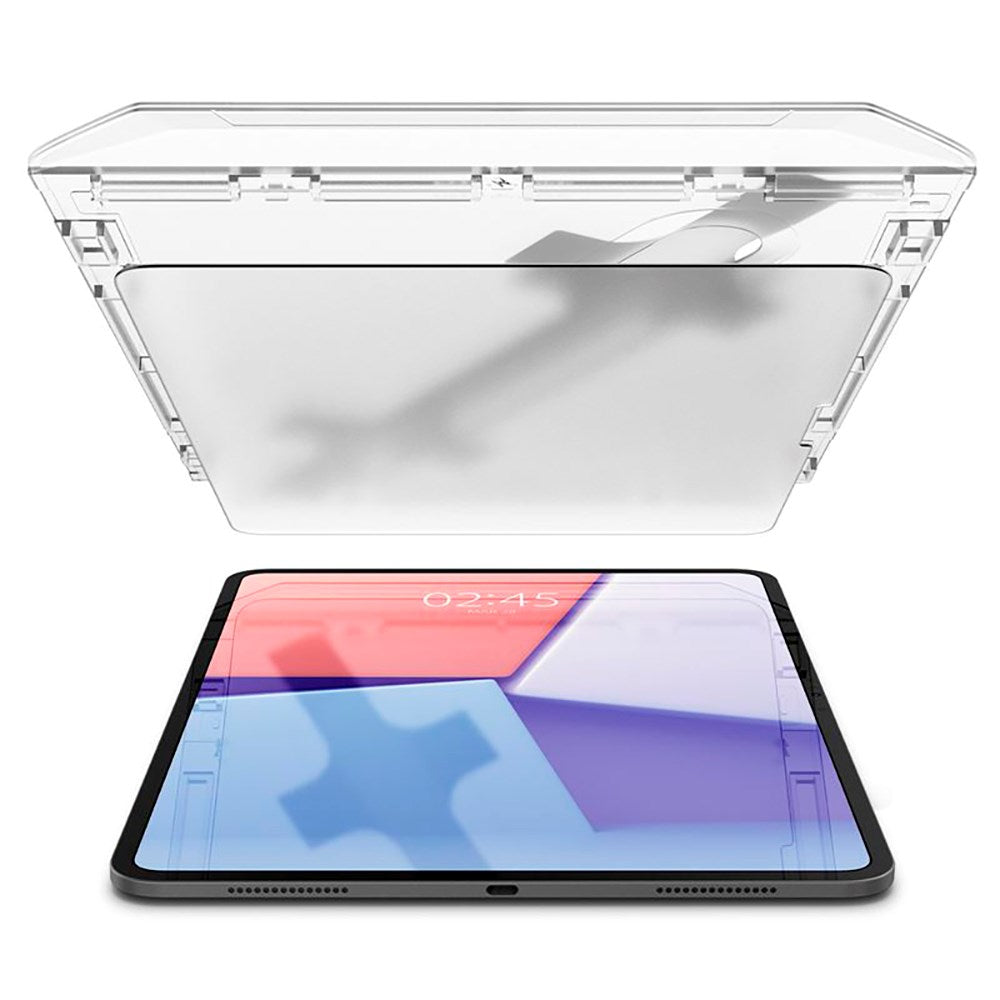 iPad Pro 13" (2025 / 2024) Spigen Paper Touch EZ Fit Glas.tR Skjermbeskytter - Case Friendly - Gjennomsiktig