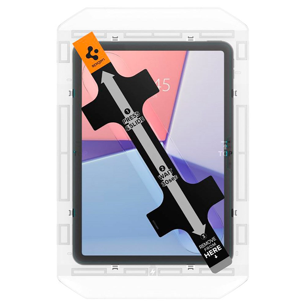 iPad Air 11" (2025 / 2024) Spigen EZ Fit Glas.tR Skjermbeskytter - Case Friendly - Gjennomsiktig