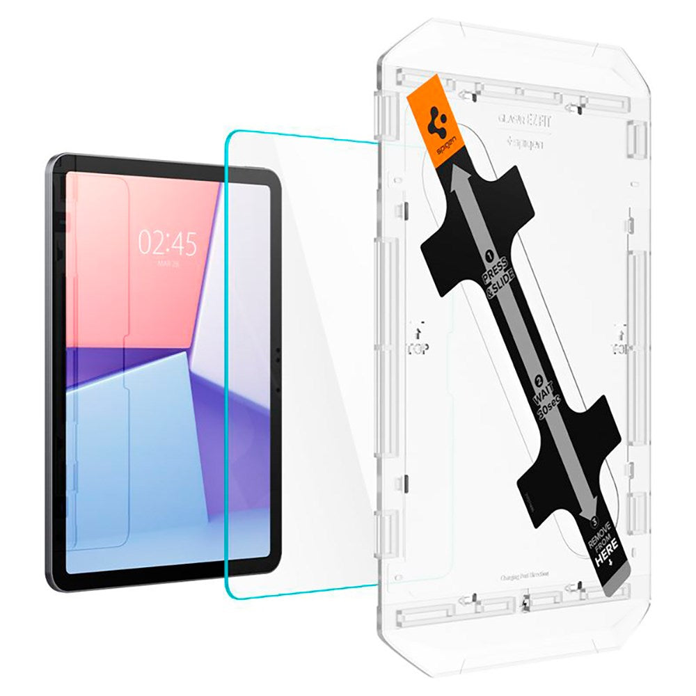 iPad Air 11" (2025 / 2024) Spigen EZ Fit Glas.tR Skjermbeskytter - Case Friendly - Gjennomsiktig