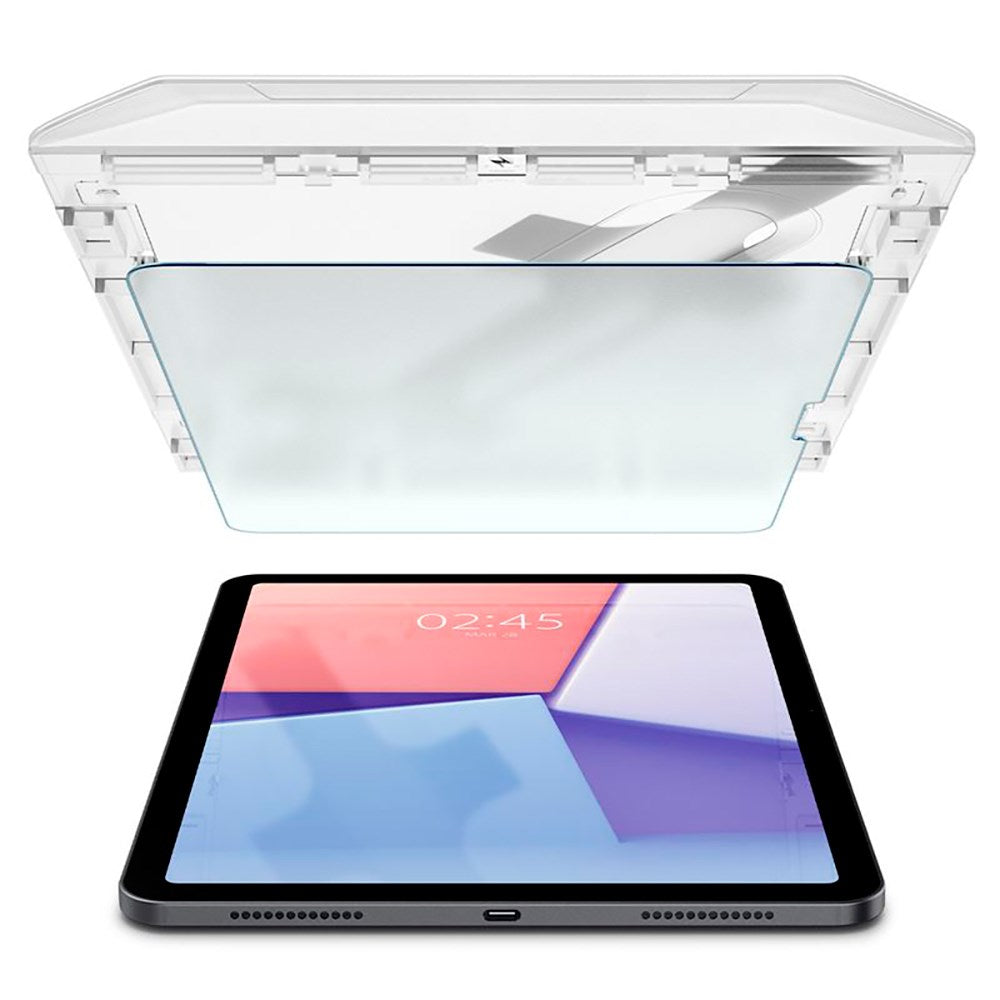 iPad Air 11" (2025 / 2024) Spigen Paper Touch EZ Fit Glas.tR Skjermbeskytter - Case Friendly - Gjennomsiktig