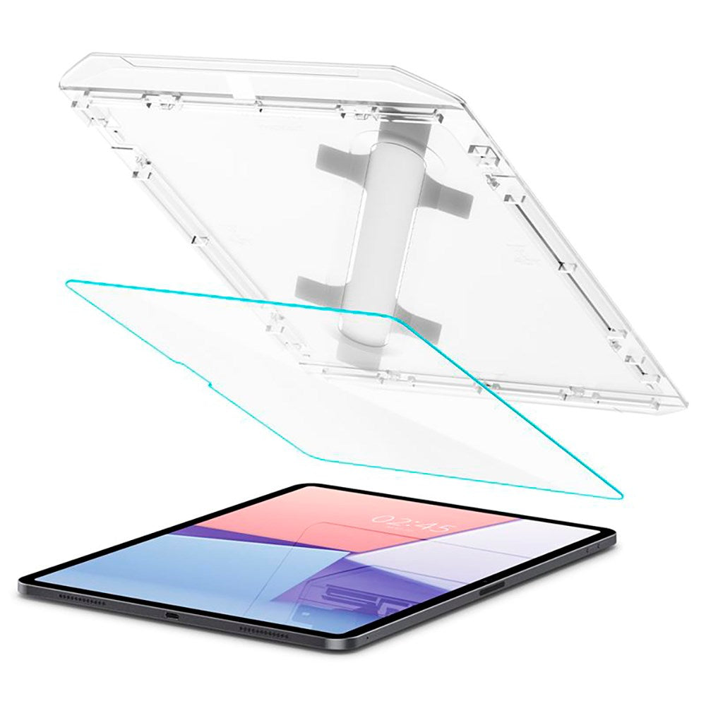 iPad Air 13" (2025 / 2024) Spigen EZ Fit Glas.tR Skjermbeskytter - Case Friendly - Gjennomsiktig