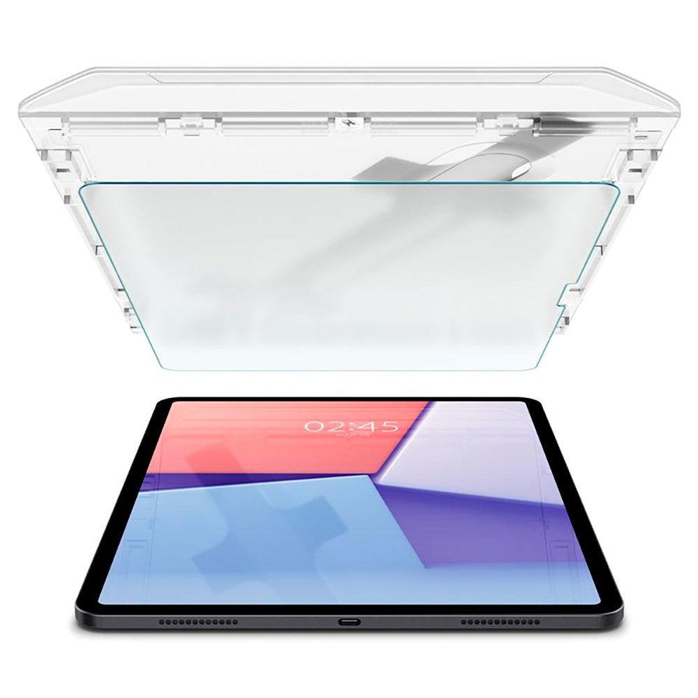 iPad Air 13" (2025 / 2024) Spigen Paper Touch EZ Fit Glas.tR Skjermbeskytter - Case Friendly - Gjennomsiktig