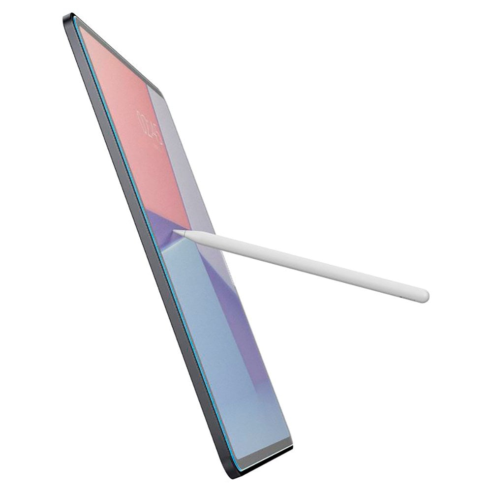 iPad Air 13" (2025 / 2024) Spigen Paper Touch EZ Fit Glas.tR Skjermbeskytter - Case Friendly - Gjennomsiktig
