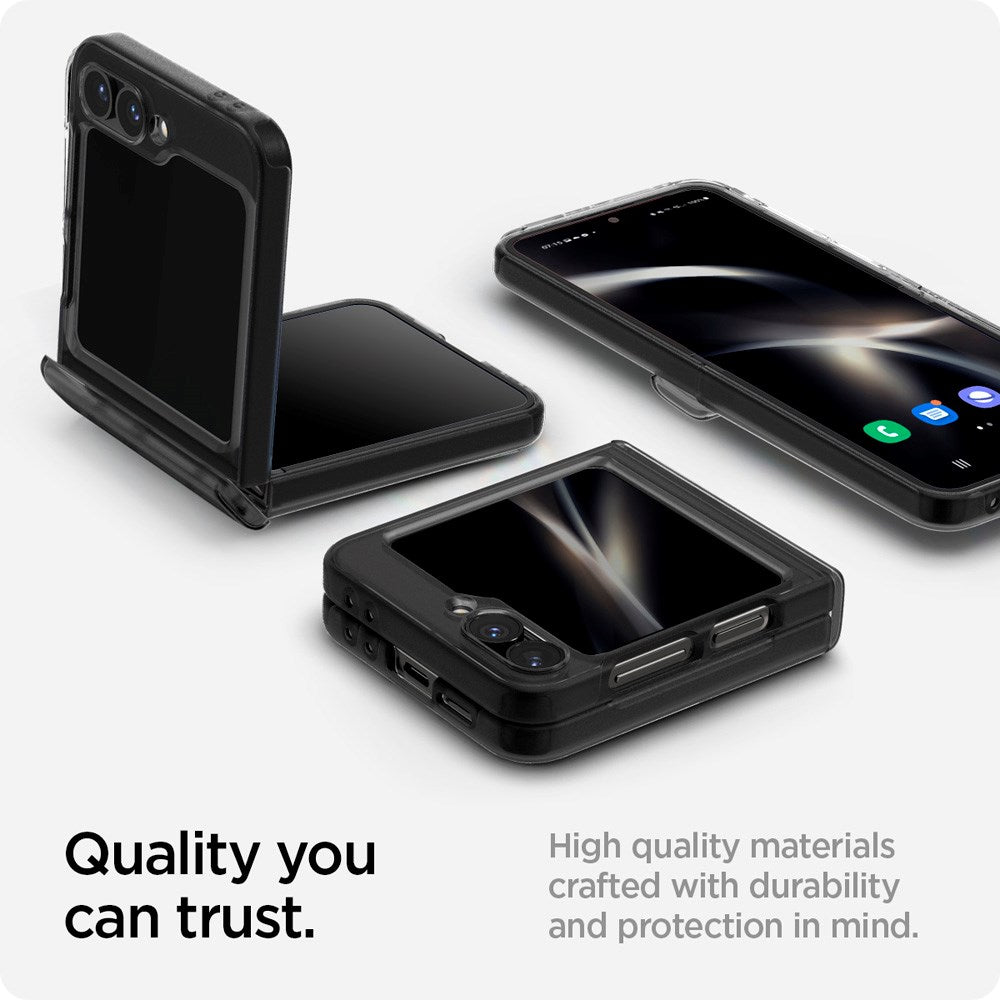 Samsung Galaxy Z Flip7 FE / Flip6 Spigen Ultra Hybrid Pro Deksel - Frost Gray